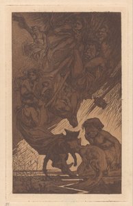 Pływający ludzie, fantastyczne stworzenia i koty autorstwa Johannes Josephus Aarts