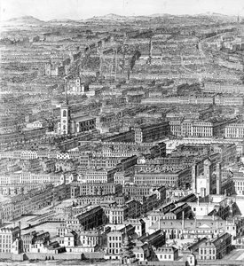 Perspektywa City of London, 1710