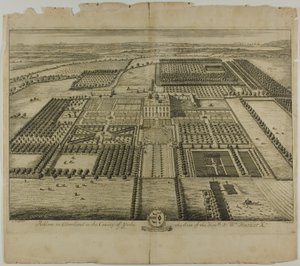 Acklam w Cleveland w hrabstwie Yorke, tablica 64 z Britannia Illustrata autorstwa Johannes Kip