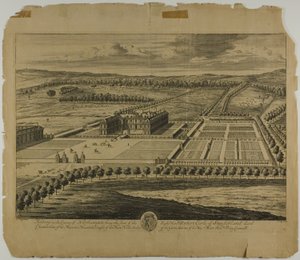 Althrop w hrabstwie Northampton, tablica 27 z Britannia Illustrata