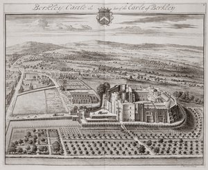 Zamek Berkeley, siedziba hrabiego Berkeley (rycina)