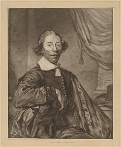 Portret siedzącego mężczyzny, 1771. autorstwa Johannes Kornlein