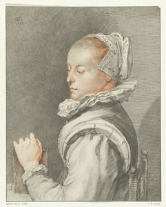 Portret młodej kobiety autorstwa Johannes Kornlein