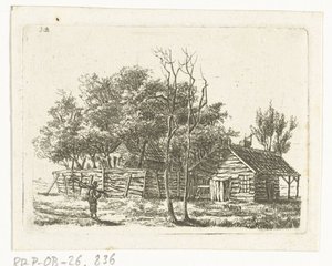 Lodziarnia w Utrechtse Poort autorstwa Johannes Ludovicus van den Bos