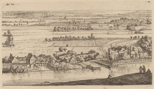 Wioska nad kanałem autorstwa Johannes Ruisscher