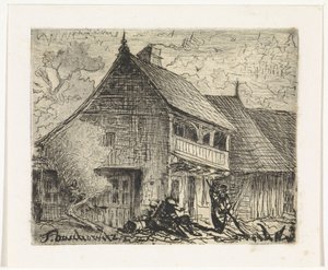 Domek w Oświęcimiu w Czechach autorstwa Johannes Tavenraat