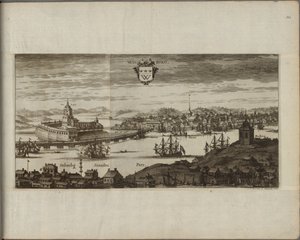 Vue de Vyborg (Rosja) - Widok Wyborga, autorstwa Aveelena, Johannesa van den (1655-1727). Miedzioryt, między 1667 a 1700. Muzeum Narodowe w Sztokholmie autorstwa Johannes Van den Aveele
