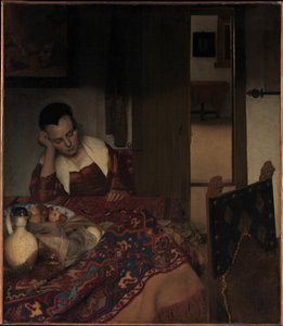 Ein schlafendes Mädchen autorstwa Johannes Vermeer