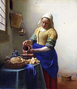 Arabski:  Mleczarka autorstwa Johannes Vermeer