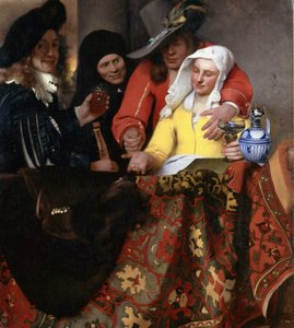 Die Kupplerin autorstwa Johannes Vermeer