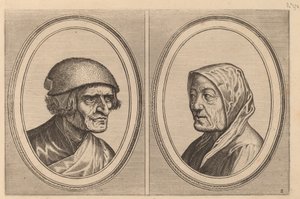 „Uprzejmy Goossen” i „Prijne Lecker-tants” autorstwa Johannes and Lucas van Doetechum after Pieter Bruegel the Elder