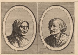 „Erlijcke Lyn” i „Snoepighe Steeve” autorstwa Johannes and Lucas van Doetechum after Pieter Bruegel the Elder