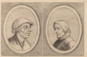 „Mondighe Melis” i „Smeerighe Els” autorstwa Johannes and Lucas van Doetechum after Pieter Bruegel the Elder