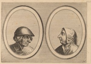 „Schonckje Wel-drocht” i „Pronckje Heel-volmaeckt” autorstwa Johannes and Lucas van Doetechum after Pieter Bruegel the Elder