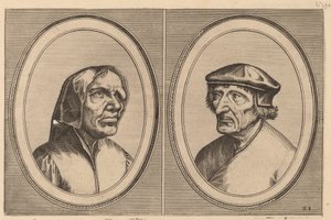 „Trijn Bulle-back” i „Voorsichtighe Penne” autorstwa Johannes and Lucas van Doetechum after Pieter Bruegel the Elder