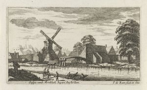 Widok na Morebleek poza Amsterdamem Gesigie aan de Morebleek poza Amsterdamem (tytuł na obiekcie)