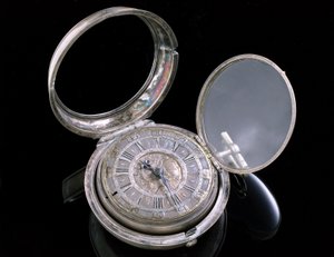 Zegarek pobocza. Haga, ok. 1695 (metal) (patrz także 259581-82) autorstwa Johannes van Ceulen