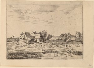 Farmy autorstwa Johannes van Doetechum, the Elder and Lucas