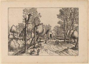 Farmy autorstwa Johannes van Doetechum, the Elder and Lucas