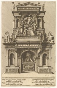 Cœnotaphiorum 27, 1563. Twórcy: Johannes van Doetecum I, Lucas van Doetecum. autorstwa Johannes and Lucas van Doetecum