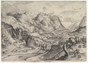 Podstępny ptasznik Insidiosus auceps z Wielkich Krajobrazów, ca. 1555-56.