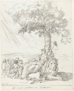 Ustanowienie Rządu Ludowego, dekoracja na Amstelveld, 1795 Nowa prowizoryczna Rada (tytuł na przedmiocie) autorstwa Johannes van Dregt (rejected attribution)