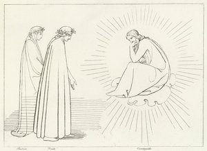 Dante Rozmowa z Cacciaguidą, Raj, Canto 17 (grafika)