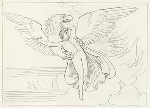 Sen Dantego, czyściec, kanto 9 (rycina) autorstwa John (after) Flaxman