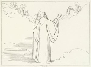 Order Patriarchów, Raj, Canto 32 (grafika) autorstwa John (after) Flaxman