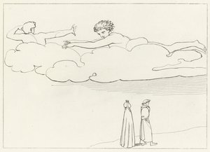 Oczyszczenie z zazdrości, Czyściec, Canto 13 (rycina) autorstwa John (after) Flaxman