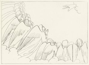 Hierarchie, Raj, Canto 29 (grawerowanie) autorstwa John (after) Flaxman