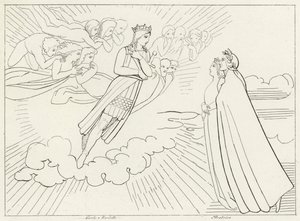 Planeta Wenus, Raj, Canto 8 (Grawerowanie) autorstwa John (after) Flaxman