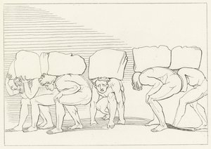 Dumni, czyściec, Canto 11 (rycina) autorstwa John (after) Flaxman