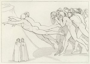 Region egoizmu, czyściec, kanto 18 (rycina) autorstwa John (after) Flaxman