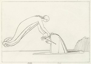 Rzeka Leta, Czyściec, Canto 31 (rycina) autorstwa John (after) Flaxman