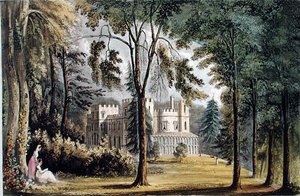 Sophia Lodge, z „Repozytorium Sztuki” Ackermanna, wydana ok. 1826 r. (litografia kolorowa)