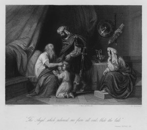 Jakub błogosławi Efraima i Manassesa, Rodzaju XLVIII