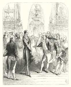 Książę Albert i komisarze królewscy na Wielkiej Wystawie w 1851 roku, Crystal Palace, Hyde Park, Londyn (grafika)