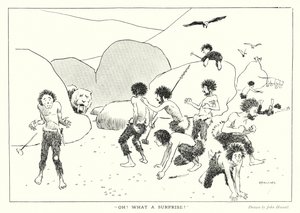 Pierwotne sceny: "Oh! What a Surprise!" (litho) autorstwa John (after) Hassall