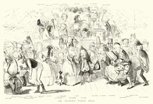 Fancy Ball pana Puncha (grawerowanie) autorstwa John (after) Leech