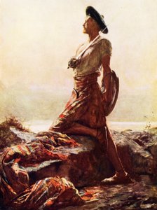 The Highland Outpost (kolorowa litografia)