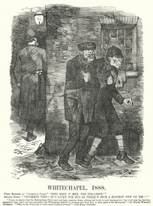 Kreskówka poncz: Whitechapel autorstwa John (after) Tenniel