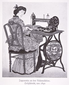 Japońska maszyna do szycia autorstwa Walter Charles Mills
