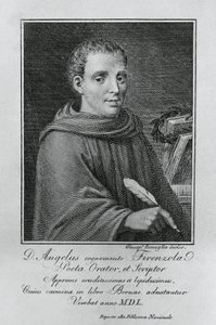 Portret Agnolo Firenzuoli (1493-1543), włoskiego pisarza i humanisty, rycina Giuseppe Benaglia (ok. 1796-ok. 1830) autorstwa Walter Charles Mills