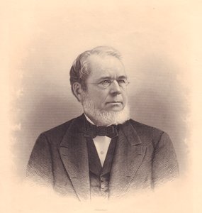Portret amerykańskiego grawera Andrew Varicka Stouta (1835-1906), grawerowanie przez FE Jonesa z damskiego repozytorium, Stany Zjednoczone, około 1870 autorstwa Walter Charles Mills