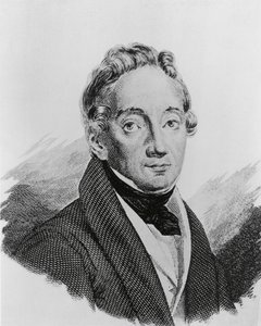 Portret Pietro Colletty (1775-1831), włoskiego generała i historyka, rycina autorstwa Walter Charles Mills