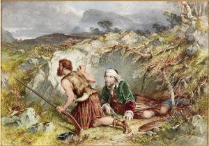 Uciekinierzy z Culloden (akwarela i kolor nadwozia na pokładzie)