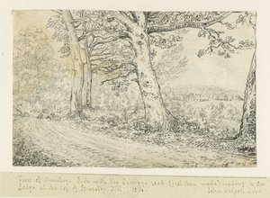 Park Armitage: rysunek piórkiem, 1814