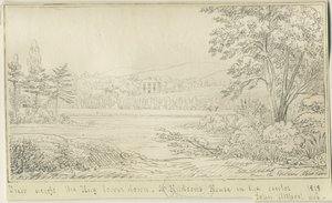 Burton-upon-Trent: rysunek piórem i tuszem, 1818 r.