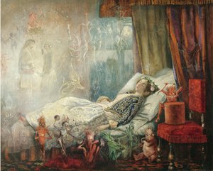 Sen po balu maskowym autorstwa John Anster Fitzgerald